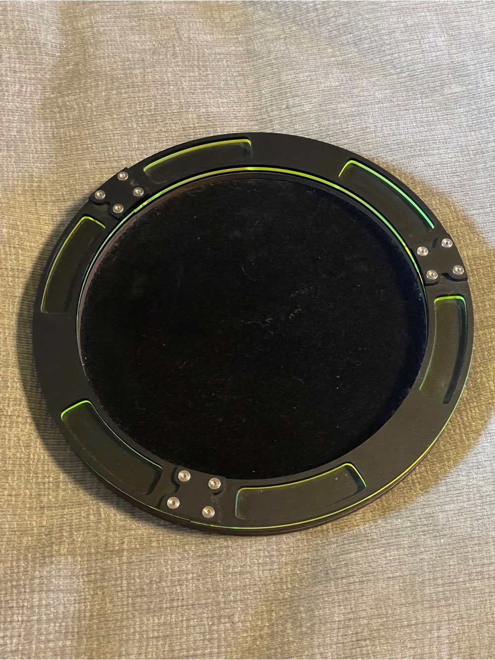 C4Labs Round Wood & Acrylic Dice Tray